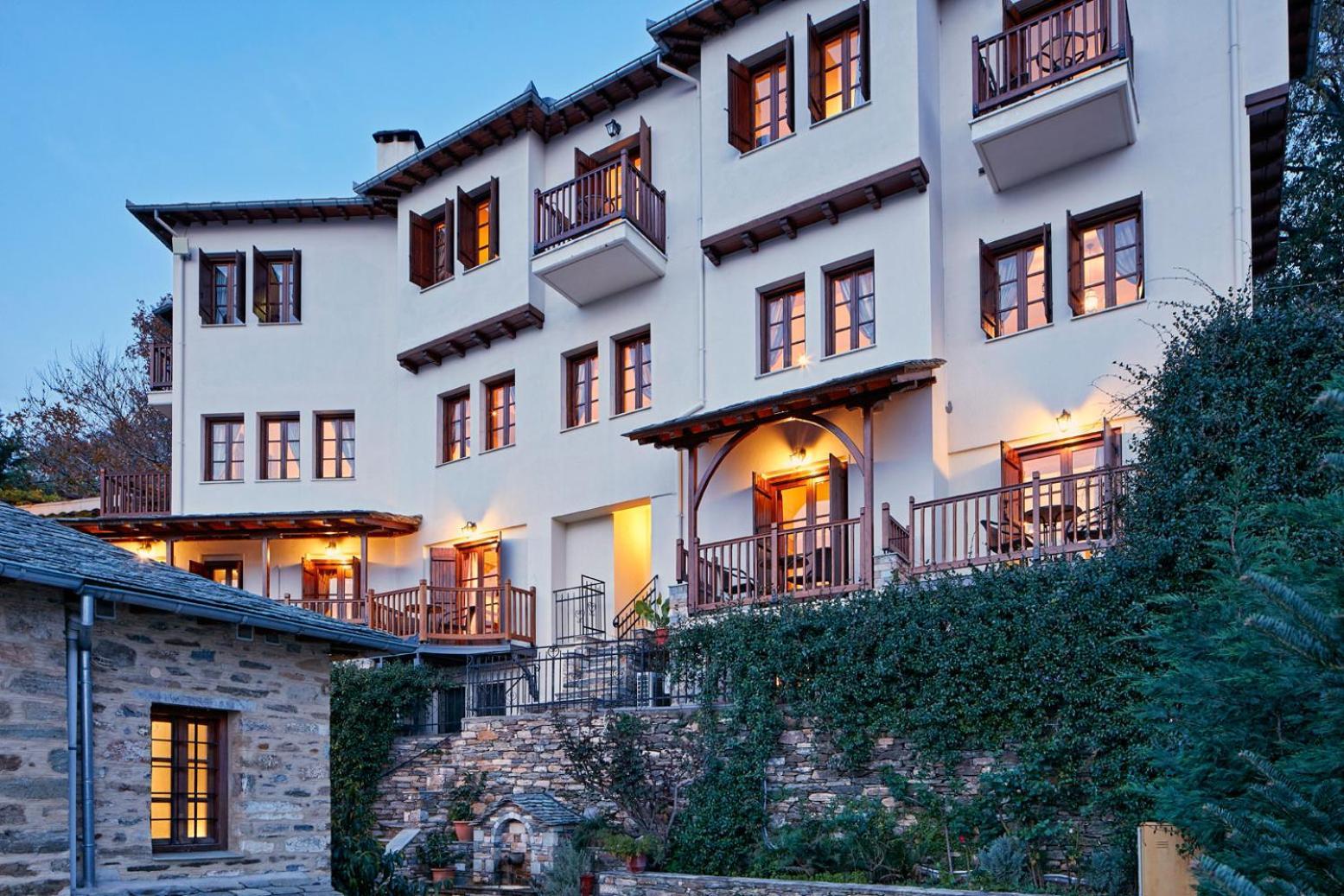 Hotel Dryades And Spa Agios Lavrentios Exterior foto